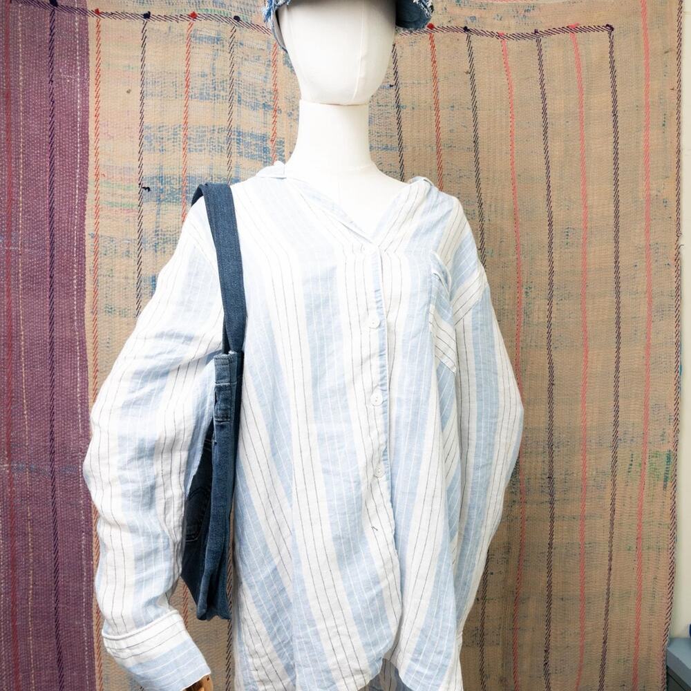 Reworked upcycled tote bag - Picture 3 of 7